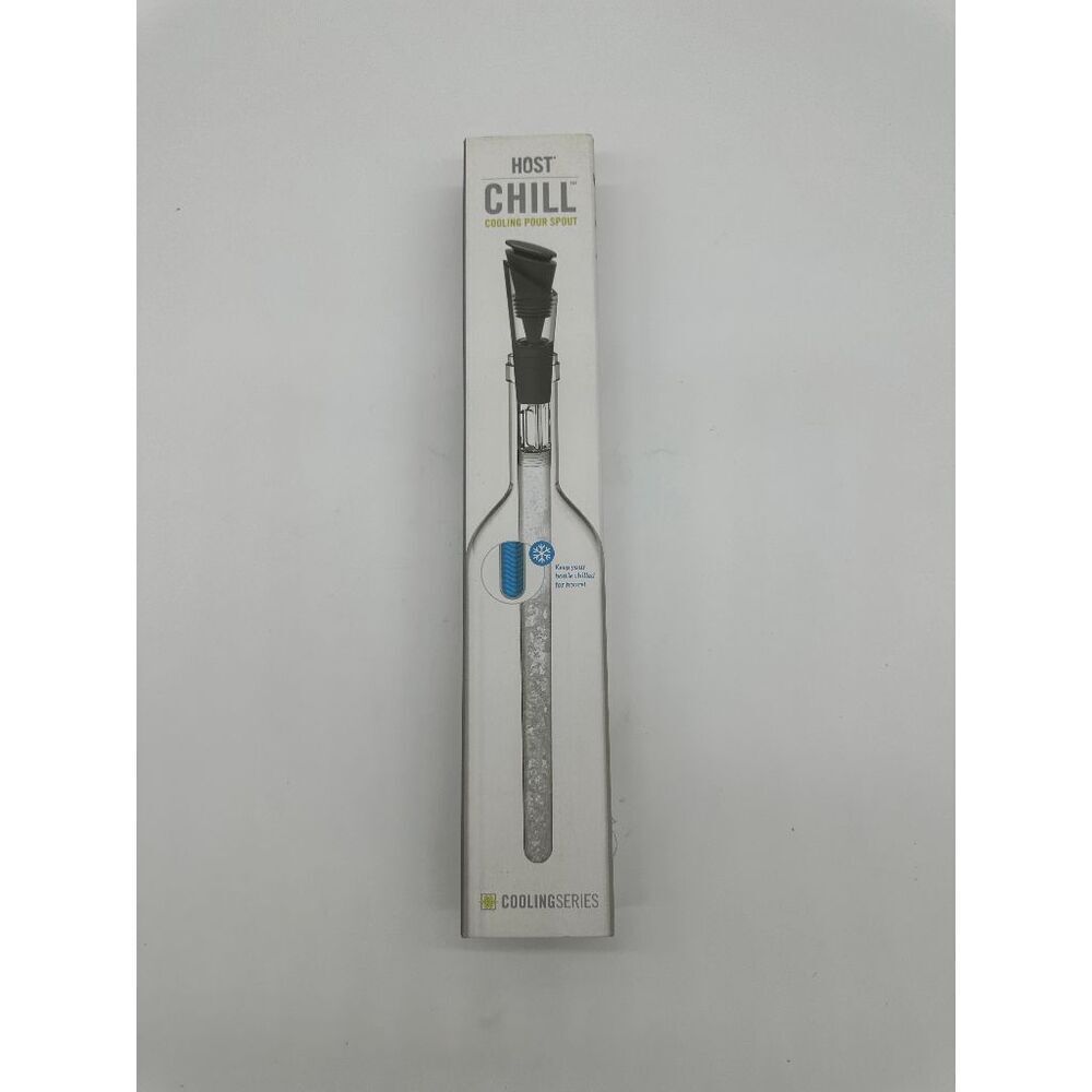 HOST Chill Cooling Pour Spout For Bottled Beverages To Chill Drinks NWOT